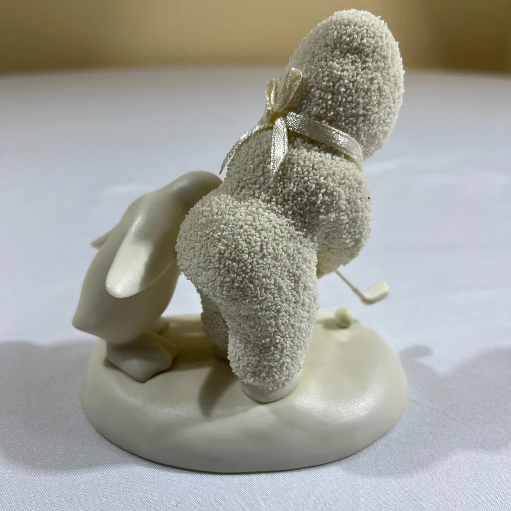 Dept 56 Snowbabies Its A Birdie Golfing Figurine Penguin 56.69949 Vintage 2001
